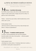 Pirma darželio diena – 14 dienų pasiruošimo rinkinys