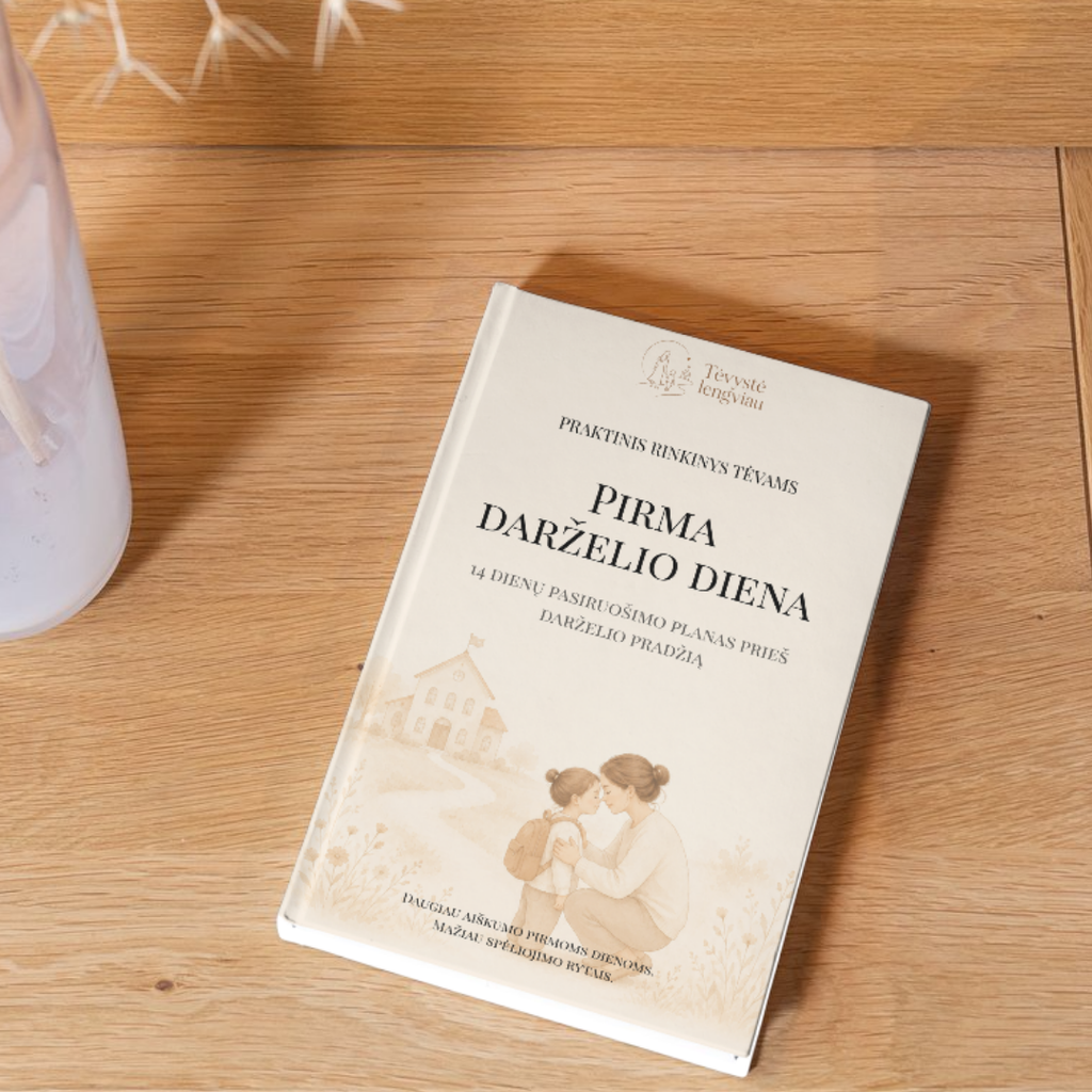 Pirma darželio diena – 14 dienų pasiruošimo rinkinys